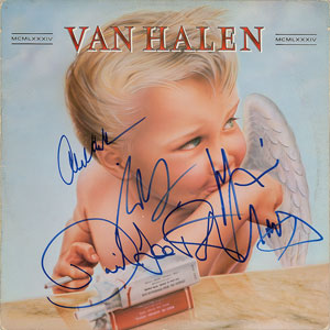 Lot #7038  Van Halen Signed Album - Image 1