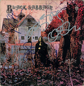 Lot #7023  Black Sabbath Signed Album