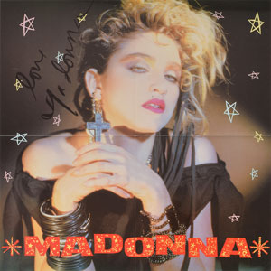 Lot #7306  Madonna Signed Poster - Image 1