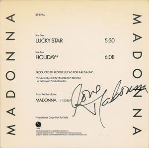 Lot #7307  Madonna Signed Album
