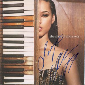 Lot #7454 Alicia Keys Signed Album - Image 1