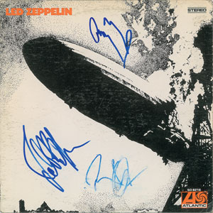 Lot #7016  Led Zeppelin Signed Album