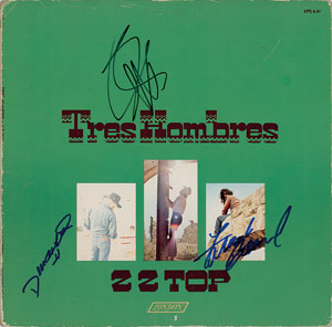 Lot #7248  ZZ Top Signed Album - Image 1