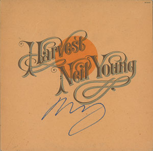 Lot #7244 Neil Young Signed Album - Image 1