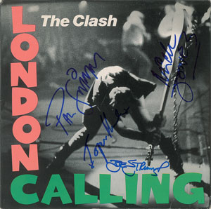Lot #7143 The Clash Signed Album