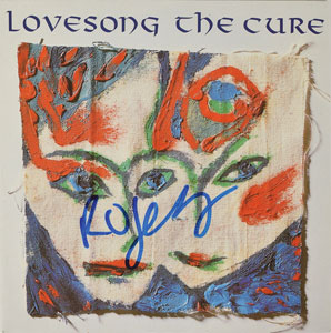 Lot #7262 The Cure: Robert Smith Signed 45 RPM Record - Image 1