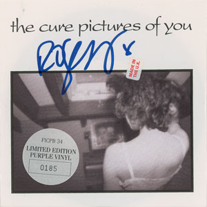 Lot #7263 The Cure: Robert Smith Signed 45 RPM Record - Image 1