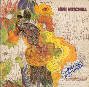 Lot #7096 Joni Mitchell Signed Album - Image 1