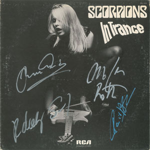 Lot #7206  Scorpions Signed Album