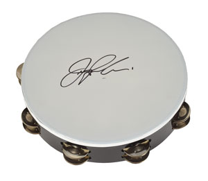 Lot #7491 Jerry Lee Lewis Signed Tambourine - Image 1