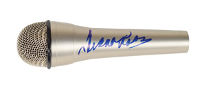 Lot #7499 Diana Ross Signed Microphone - Image 1