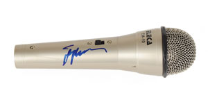 Lot #7474 Jose Carreras Signed Microphone - Image 1