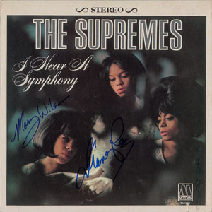 Lot #7503 The Supremes Signed Album - Image 1