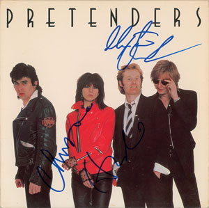 Lot #7320  Pretenders Signed Album
