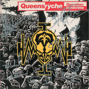 Lot #7326  Queensryche Signed Album - Image 1