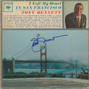 Lot #7469 Tony Bennett Signed Album