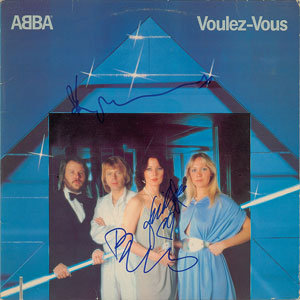 Lot #7122  ABBA Signed Album