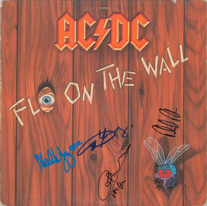 Lot #7124  AC/DC Signed Album