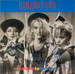 Lot #7251  Bananarama Signed Album