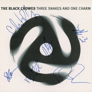 Lot #7361 The Black Crowes Signed Album Flat