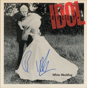 Lot #7290 Billy Idol Signed Album - Image 1