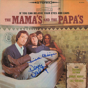 Lot #7095 The Mamas and The Papas Signed Album - Image 1