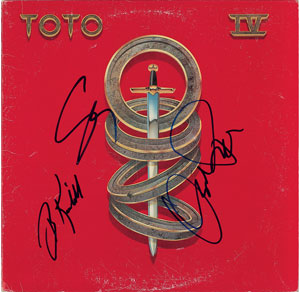 Lot #7231  Toto Signed Album