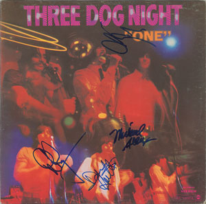 Lot #7230  Three Dog Night Signed Album - Image 1
