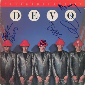 Lot #7267  Devo Signed Album - Image 1