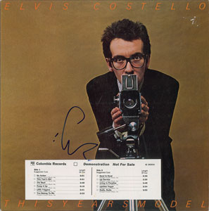 Lot #7148 Elvis Costello Group of (3) Signed Albums - Image 1