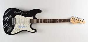 Lot #7128  Alice Cooper Signed Guitar
