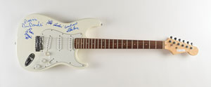 Lot #7103 The Rascals Signed Guitar