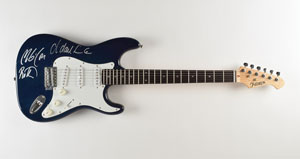 Lot #7210  Scorpions Signed Guitar