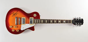 Lot #7285  Guns N’ Roses: Slash Signed Guitar