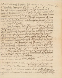 Lot #8006 Thomas Jefferson 1786 Signed Handwritten Letter - Image 1