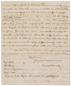 Lot #8004 John Adams 1798 Signed Letter - Image 4