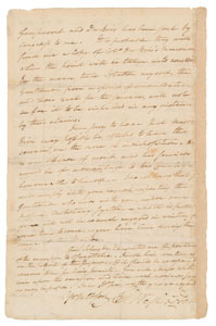 Lot #8001 George Washington 1779 Signed Letter - Revolutionary War Dated - Image 2
