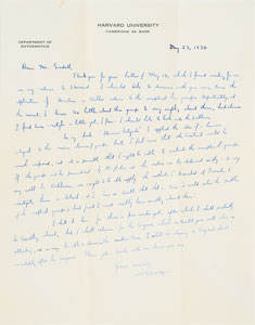 Lot #6026 Erwin Schrodinger, John von Neumann, and Physicists Archive of (10) Letters - Image 2