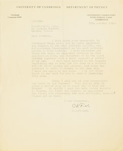 Lot #6026 Erwin Schrodinger, John von Neumann, and Physicists Archive of (10) Letters - Image 7