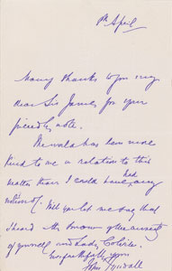 Lot #128 John Tyndall Autograph Letter Signed - Image 1