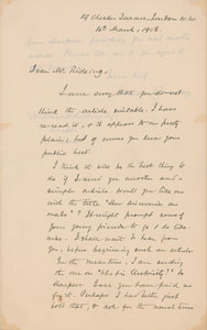 Lot #6125 William Ramsay Autograph Letter Signed - Image 1