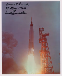 Lot #6289 Scott Carpenter Signed Photograph