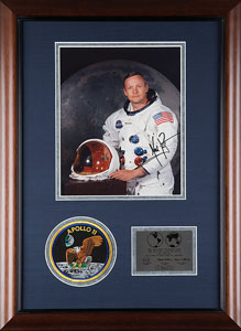 Lot #6257 Neil Armstrong Signed Photograph - Image 1