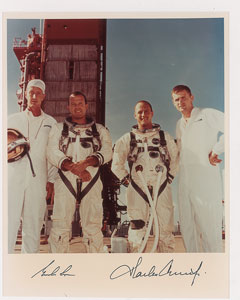 Lot #6293  Gemini 5 Signed Photograph