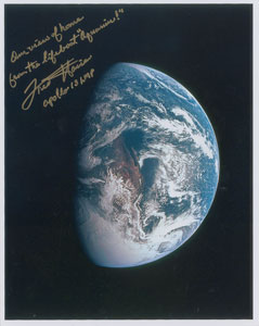 Lot #6308 Fred Haise Signed Photograph