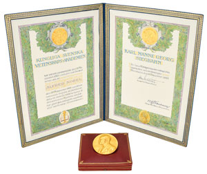 Lot #6001  1924 Nobel Prize for Physics Awarded to Manne Siegbahn - Image 10