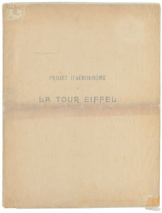 Lot #6189 Gustave Eiffel Letter Signed - Image 1