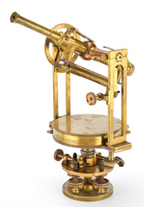 Lot #6157 Antique William Wilton Theodolite Survey Instrument - Image 1