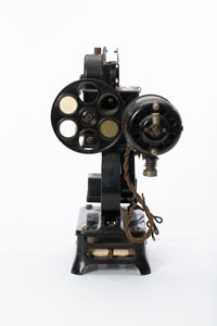 Lot #370 Antique Pathex 9.5mm Movie Projector with Color Wheel - Image 3