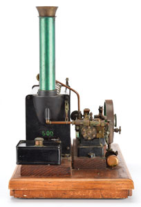 Lot #6178 Antique Steam Engine Model - Image 2